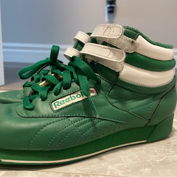 Reebok youth classic freestyle high tops size 6 - Picture 3 of 5